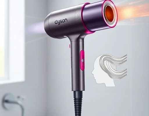 Уникальные технологии фена Dyson для укладки волос